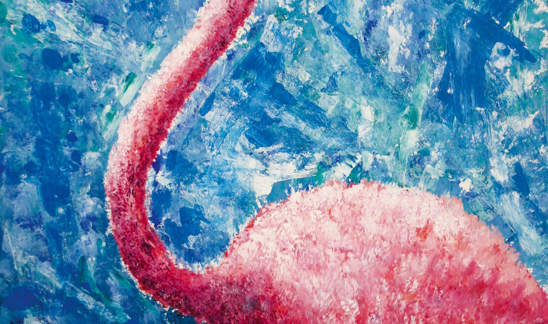 Flamingo in Acryl